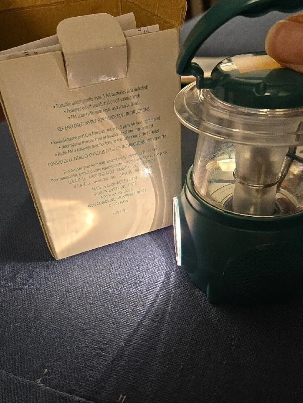 Avon Skin So Soft Promo Bug Guard Lantern Radio